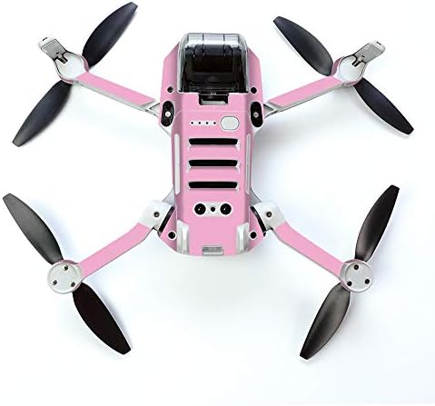 עור אמיסקינס עבור DJI Mavic Mini Mini Drone Quadcopter - ורוד מוצק | כיסוי עטיפת מדבקות ויניל מגן,